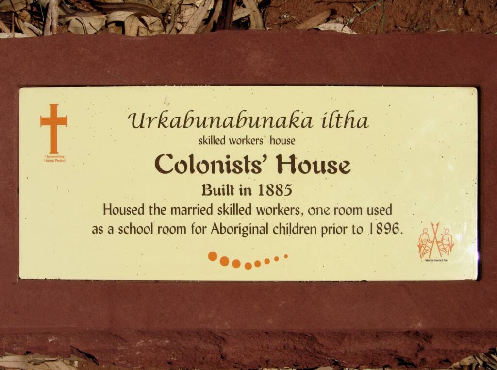 Colonists' House - built in 1885 - Hermannsburg NT
