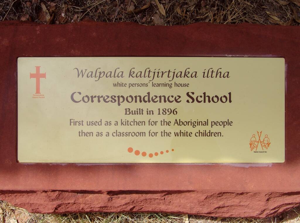 Correspondence School - built in 1896 - Hermannsburg NT
