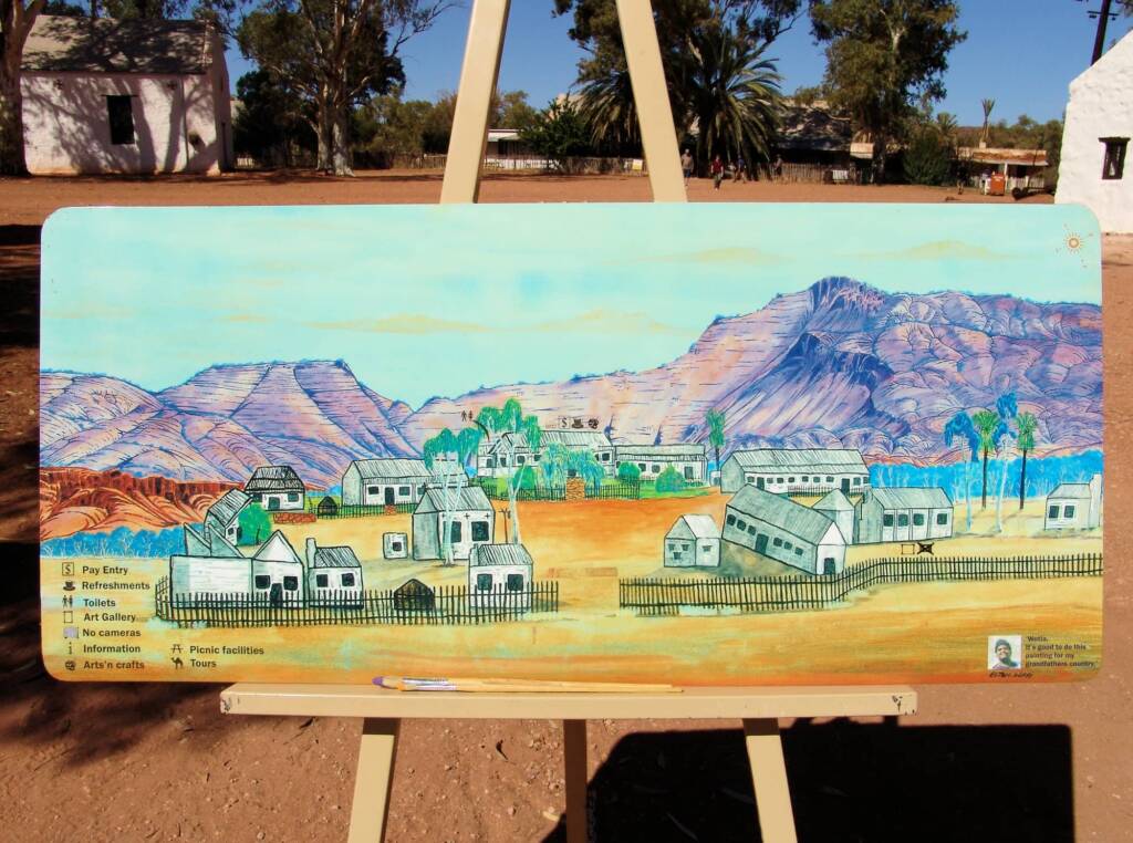 Elton Wirri - 'Wotia, It's good to do this painting for my grandfathers country.'