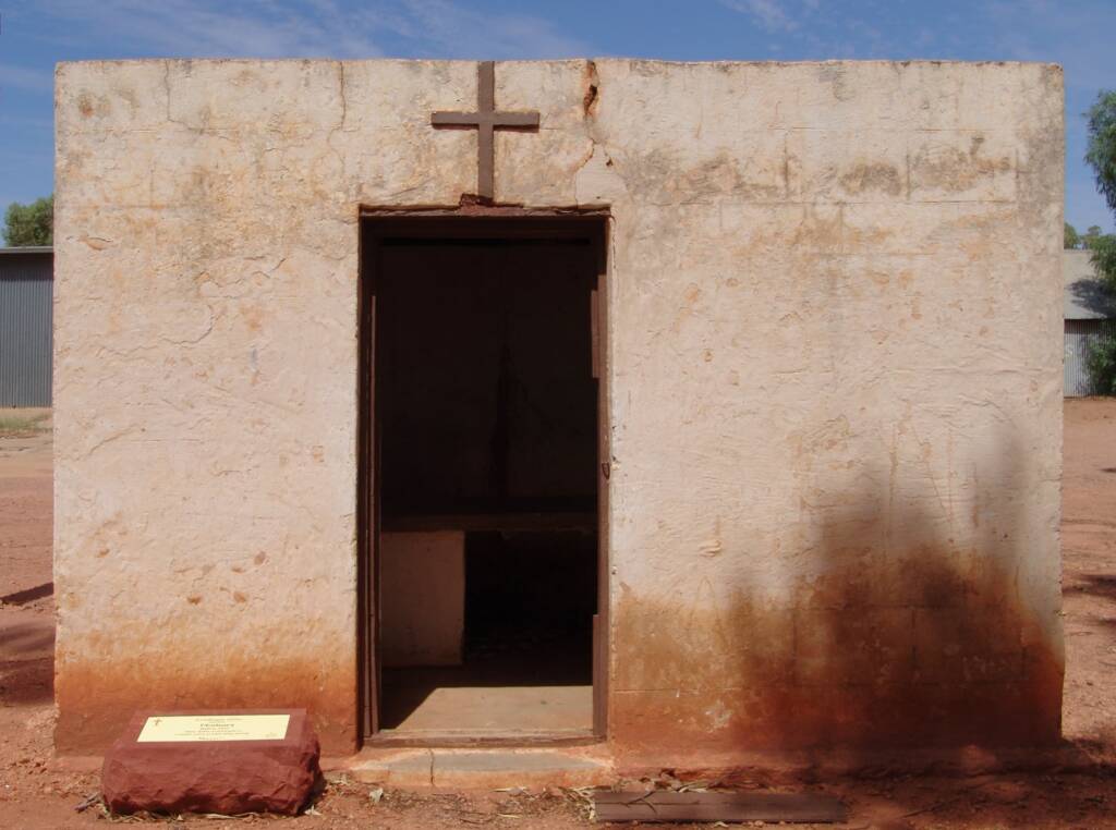 Mortuary - built in 1936 - Hermannsburg NT