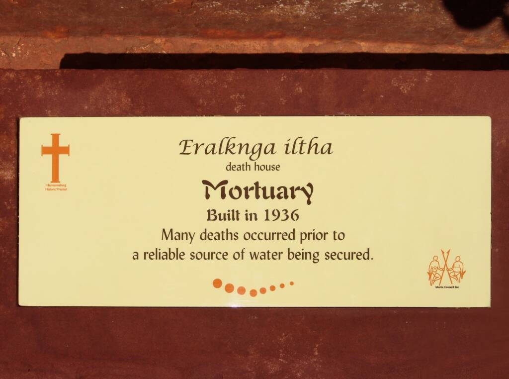 Mortuary - built in 1936 - Hermannsburg NT