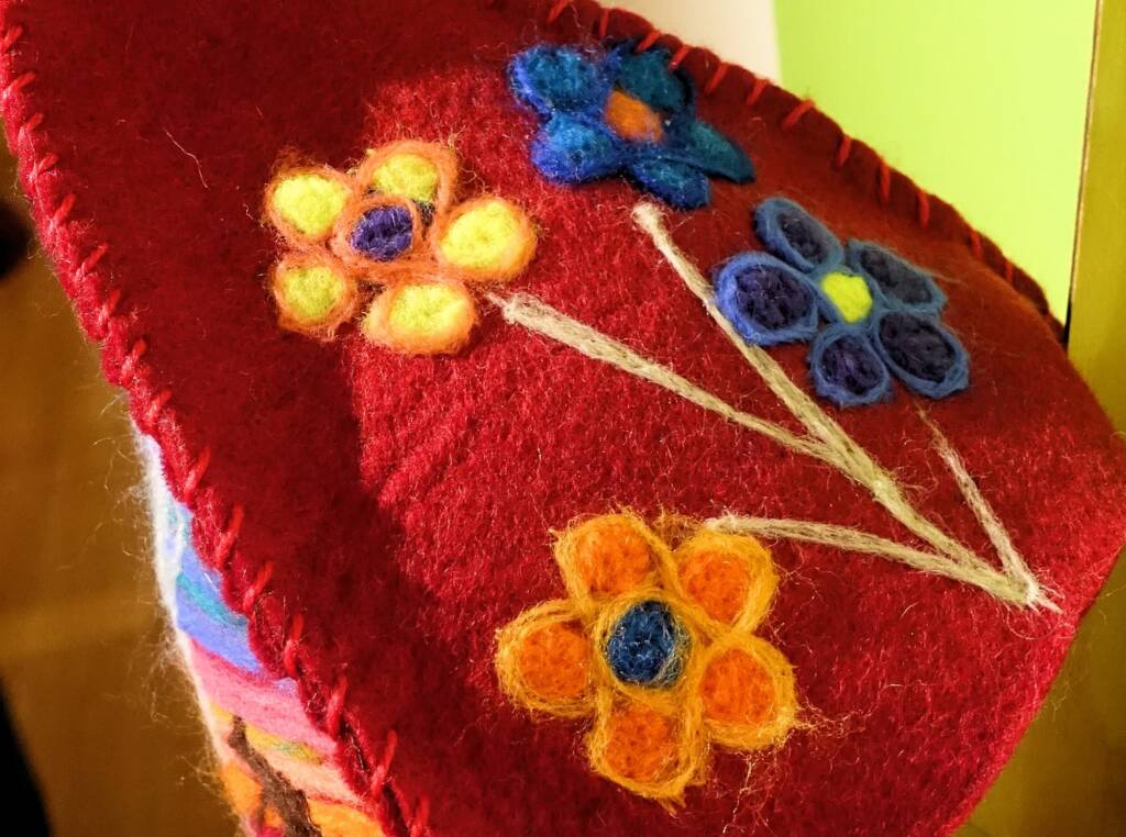 Relaxing in the Creek by Laney Thomas, Tennant Creek Hub NT, Alice Springs Beanie Festival 2023