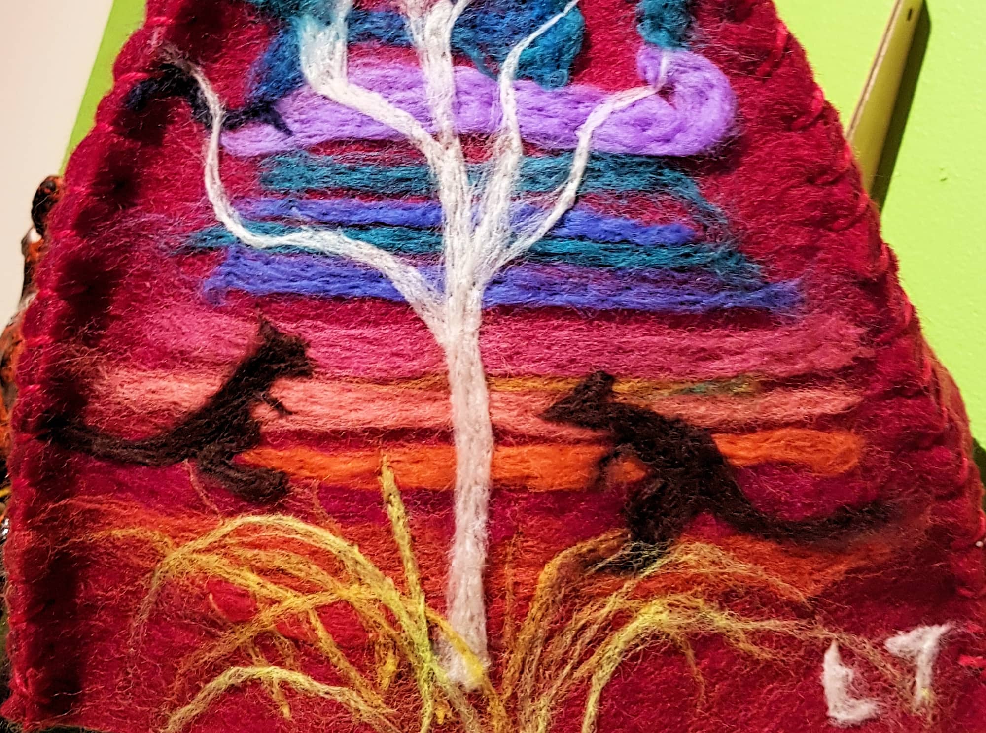 Relaxing in the Creek by Laney Thomas, Tennant Creek Hub NT, Alice Springs Beanie Festival 2023