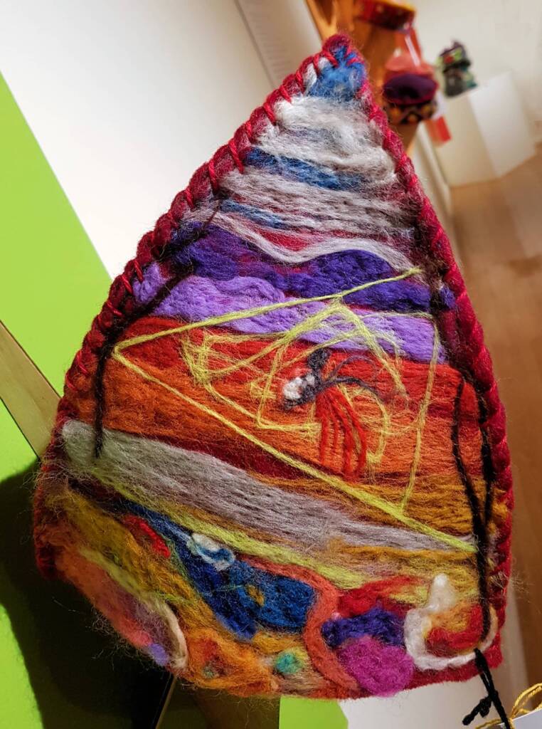 Relaxing in the Creek by Laney Thomas, Tennant Creek Hub NT, Alice Springs Beanie Festival 2023
