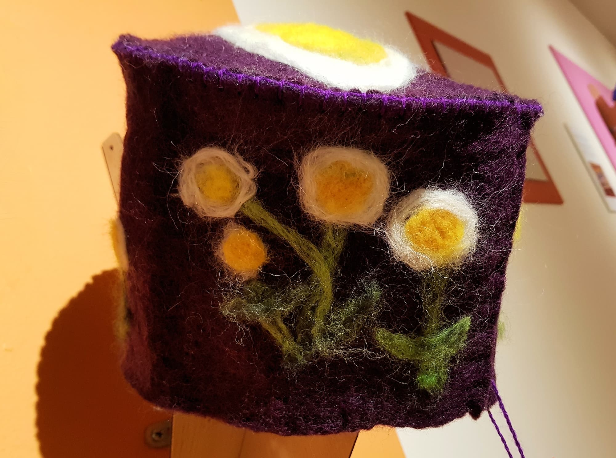 Tjulkuru Flowers by Sandra Summerfield, Tapatjatjaka Art Centre, Titjikala NT, Alice Springs Beanie Festival 2023
