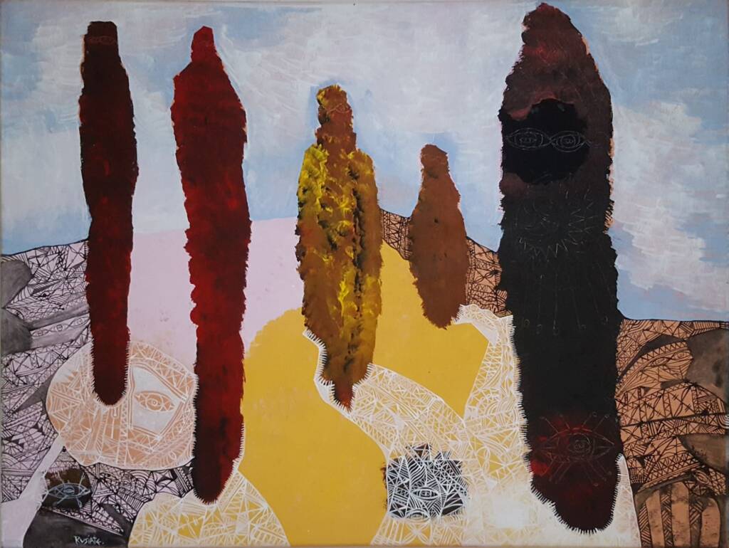A Desert Mob 2010 by Rusiate © Gallery Gondwana / Rusiate Lali