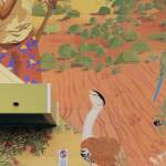Aknganentye Groceries 1987, artists Gabriella Wallace, Carol Ruff, Shawn Doson, Jenny Green, Theresa Ryder (funded by the Aboriginal Development Commission)