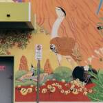 Aknganentye Groceries 1987, artists Gabriella Wallace, Carol Ruff, Shawn Doson, Jenny Green, Theresa Ryder (funded by the Aboriginal Development Commission)
