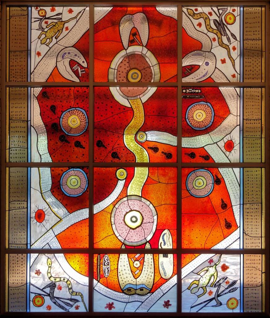 Arrernte Country 1988 - Wenten Rubuntja and Cedar Prest, Araluen Arts Centre, Alice Springs NT