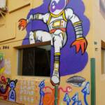 Human born (artist unknown), Alice Springs Street Art 2018