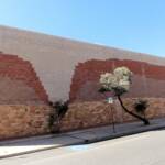 Sandstone Mural (Kmart Mural) by John Walker and Peter Bakurski, Alice Springs NT