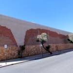Sandstone Mural (Kmart Mural) by John Walker and Peter Bakurski, Alice Springs NT