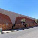 Sandstone Mural (Kmart Mural) by John Walker and Peter Bakurski, Alice Springs NT