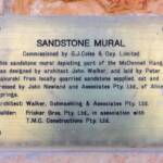 Sandstone Mural (Kmart Mural) by John Walker and Peter Bakurski, Alice Springs NT