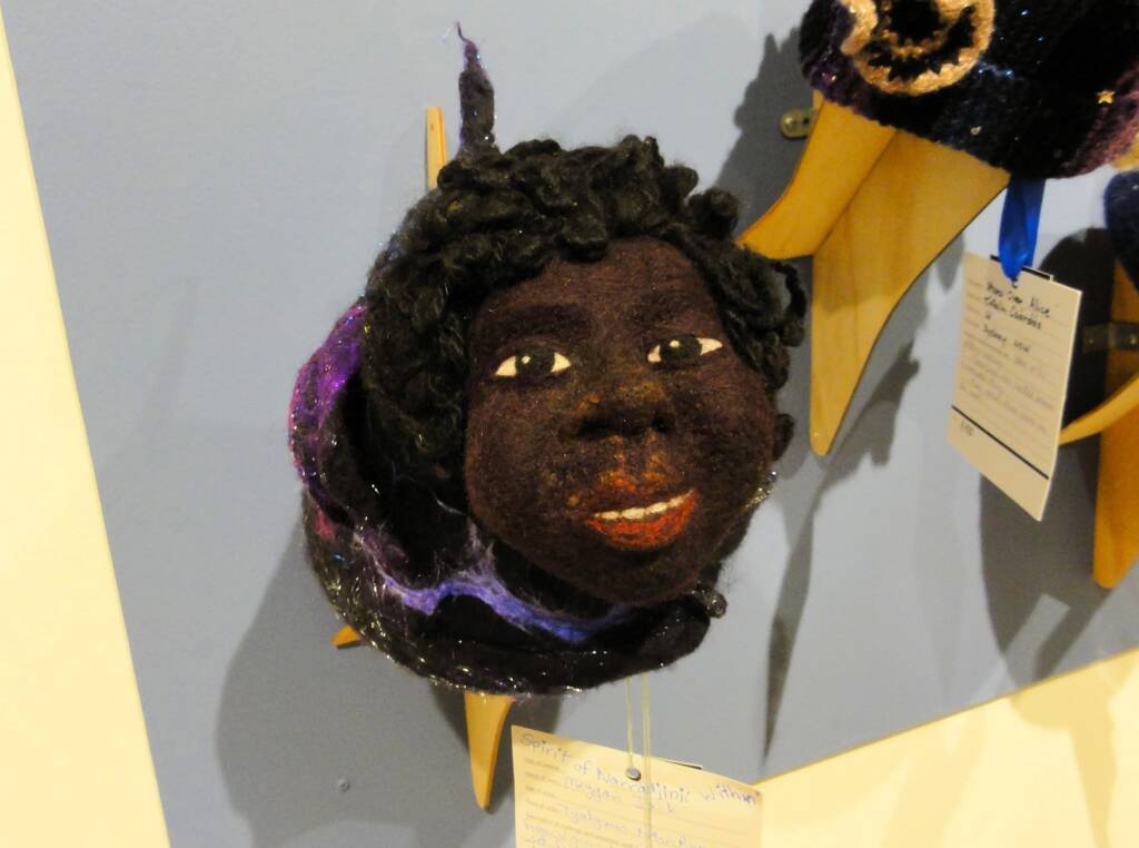 Spirit of Narradjinii Within by Meggan Jack, Alice Springs Beanie Festival 2013