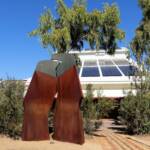 The Split, 1984 by artist Trevor Weekes, Araluen Arts Centre, Alice Springs NT