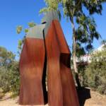 The Split, 1984 by artist Trevor Weekes, Araluen Arts Centre, Alice Springs NT