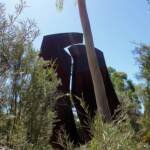 The Split, 1984 by artist Trevor Weekes, Araluen Arts Centre, Alice Springs NT