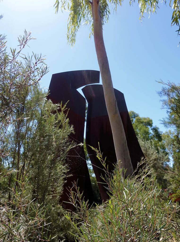 The Split, 1984 by artist Trevor Weekes, Araluen Arts Centre, Alice Springs NT