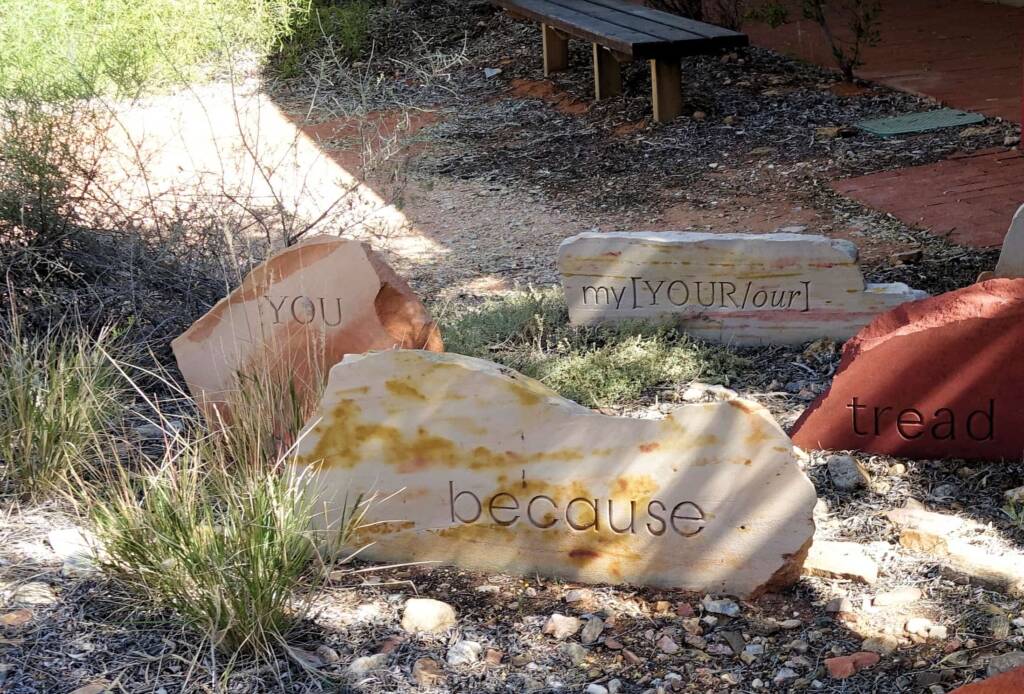 Tread Softly by Pamela Lofts, Araluen Arts Centre, Alice Springs NT