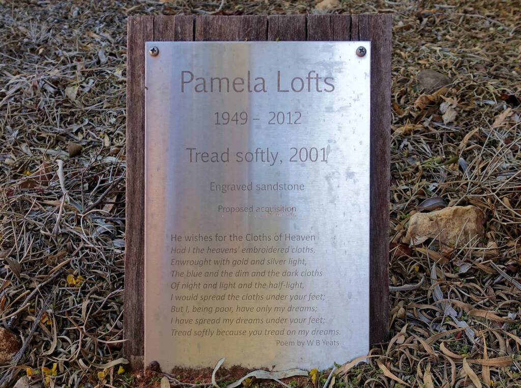 Tread Softly by Pamela Lofts, Araluen Arts Centre, Alice Springs NT