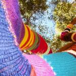 Yarn Bomb Eucalypt 2012, Alice Springs NT