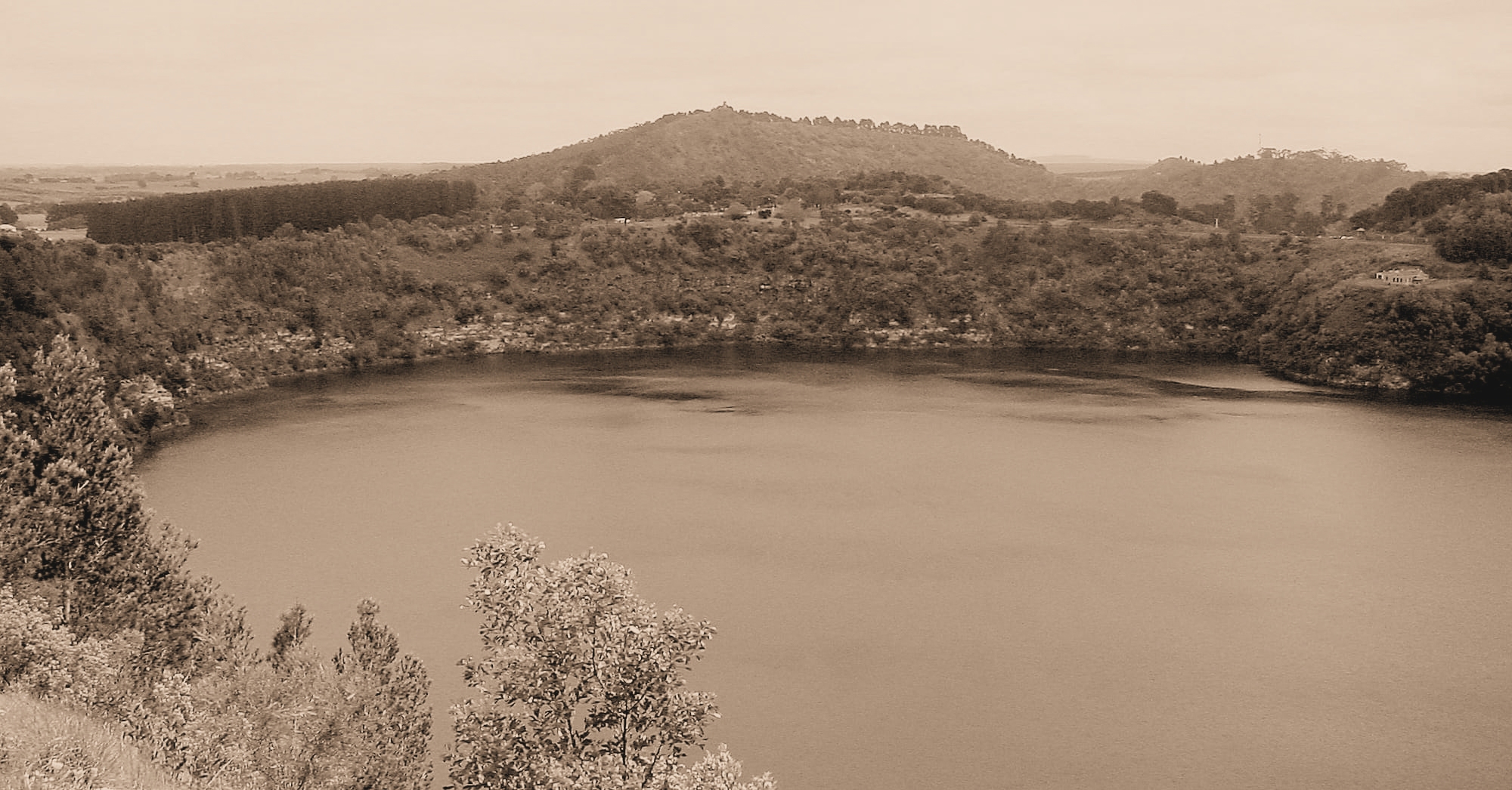 Indigenous History - Blue Lake, Mount Gambier SA