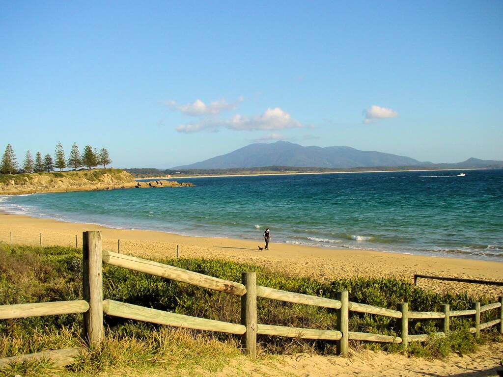 Mount Gulaga (across Horseshoe Bay), Bermagui NSW