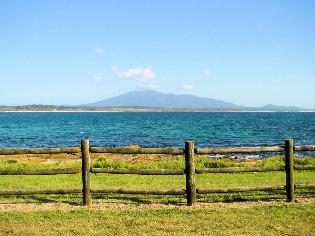 Mount Gulaga (across Horseshoe Bay), Bermagui NSW