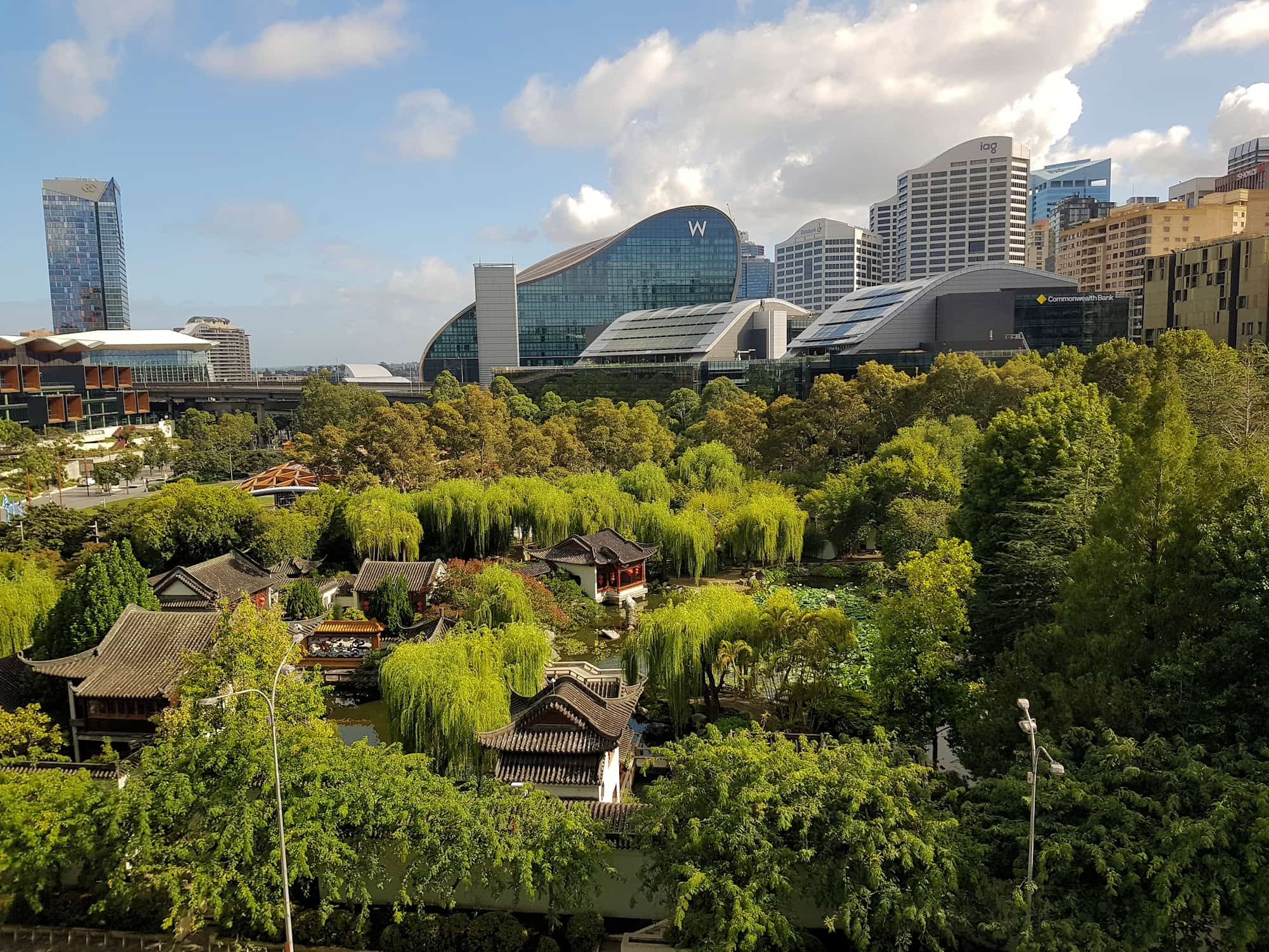 Skyline view from Darling Square, NSW