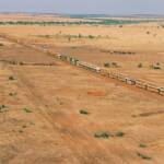 17 Road Trains at Helen Springs Station NT © Hans Boessum