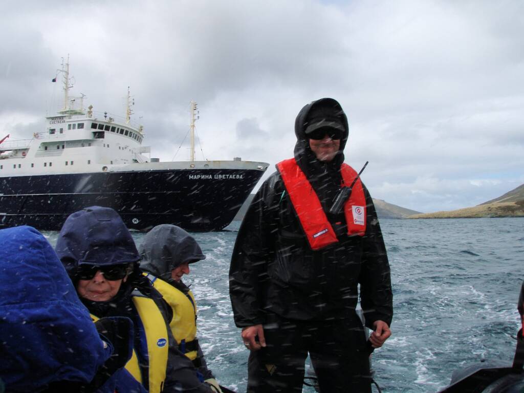 Fellow travellers on the zodiac to the Antarctic © Jennifer Cooke