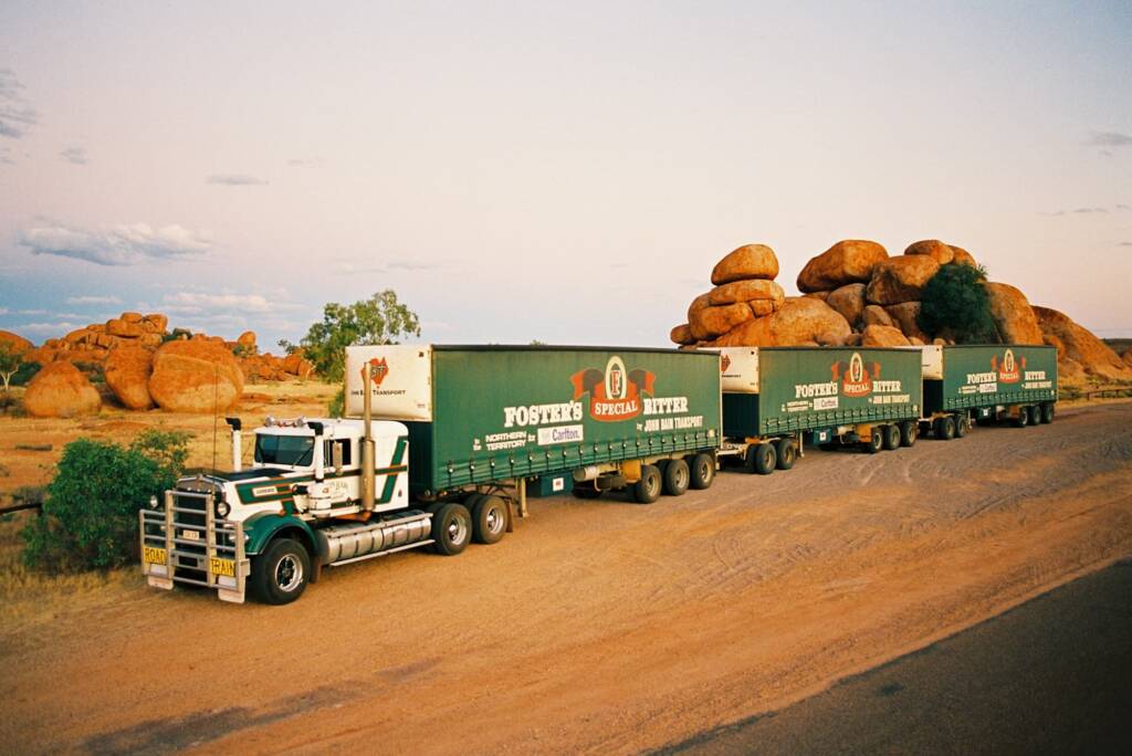 Foster's Bitter Beer Road Train © Hans Boessum