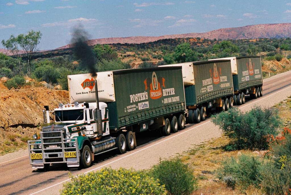 Foster's Bitter Beer Road Train © Hans Boessum