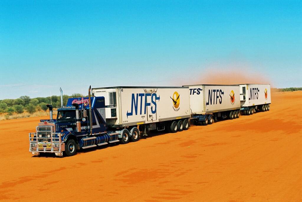 Northern Territory Freight Services (NTFS) Road Train © Hans Boessum