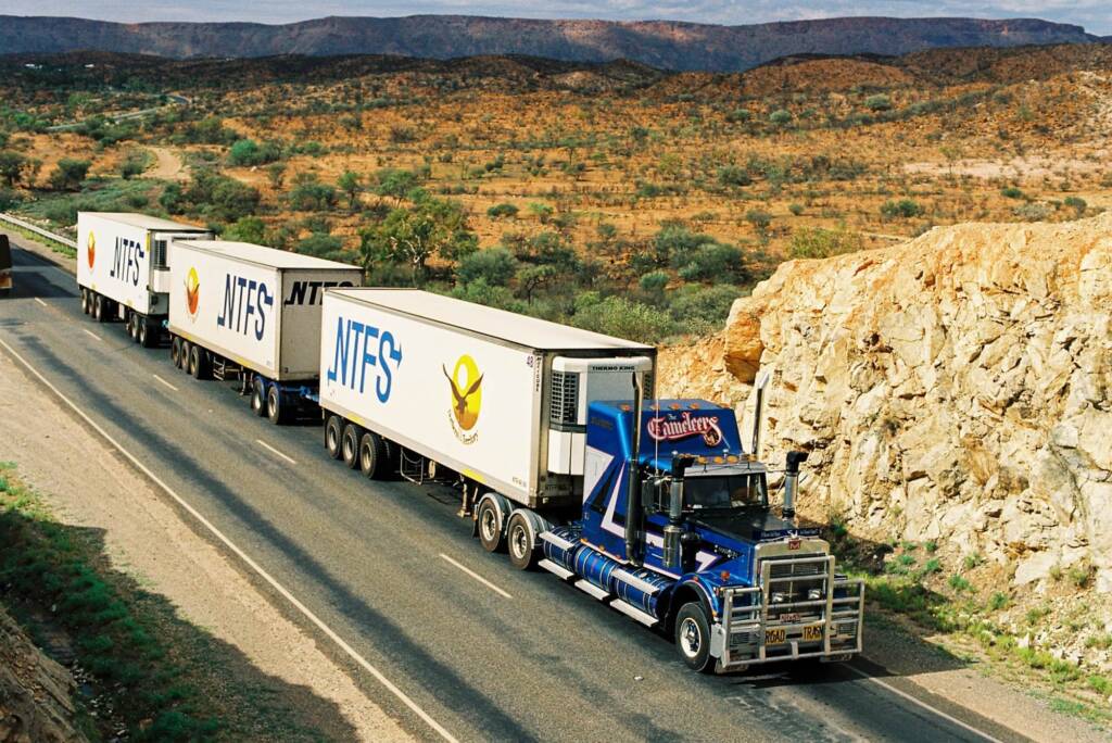 Northern Territory Freight Services (NTFS) Road Train © Hans Boessum
