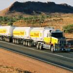 Shell Petrol Tanker Road Train, Central Australia © Hans Boessum