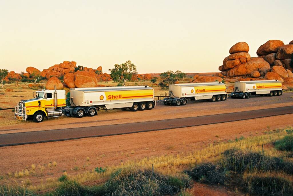 Shell Road Train, Karlu Karlu (the Devil Marbles), Central Australia NT © Hans Boessum