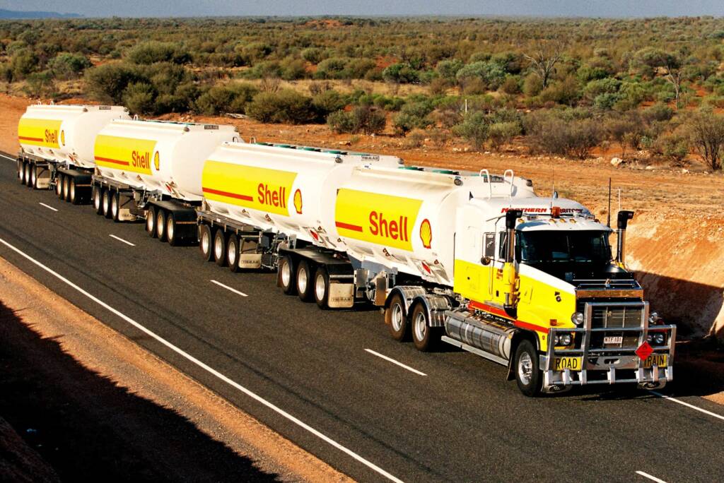 Shell Road Train, Central Australia NT © Hans Boessum