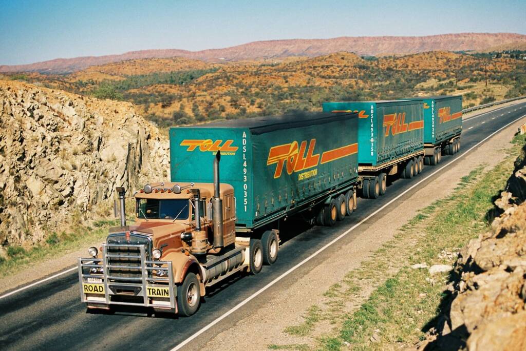 Toll Road Train, Central Australia © Hans Boessum