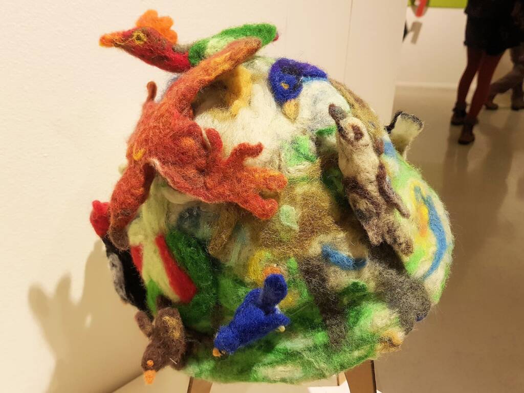 Birdsong, by Charina Thomas, Rubicon VIC - Alice Springs Beanie Festival 2024