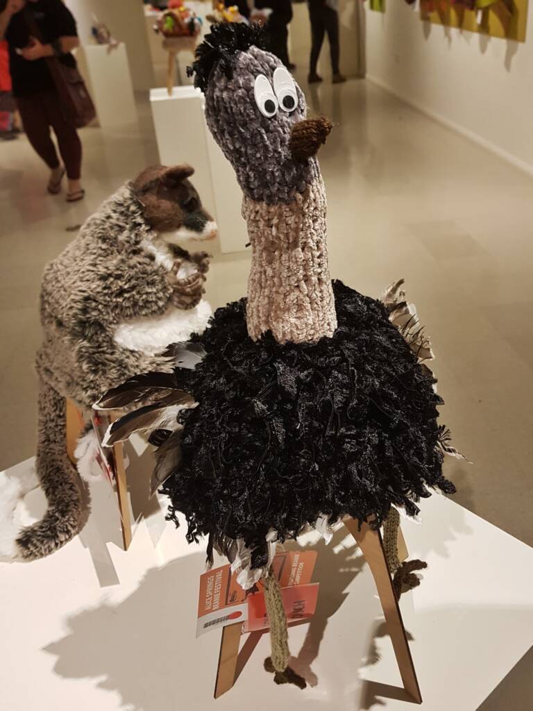 Emu by Kristin Merrit - Alice Springs Beanie Festival 2024