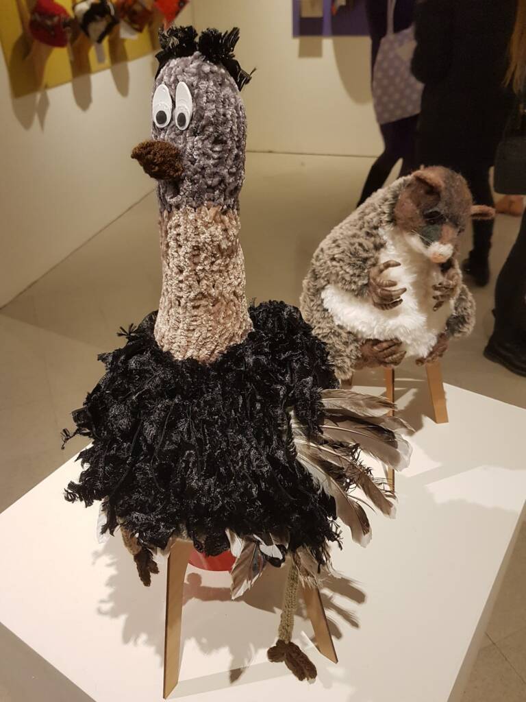 Emu by Kristin Merrit - Alice Springs Beanie Festival 2024