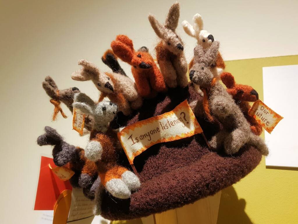 Is anyone listening? by Marilyn Hunter, Alice Springs NT