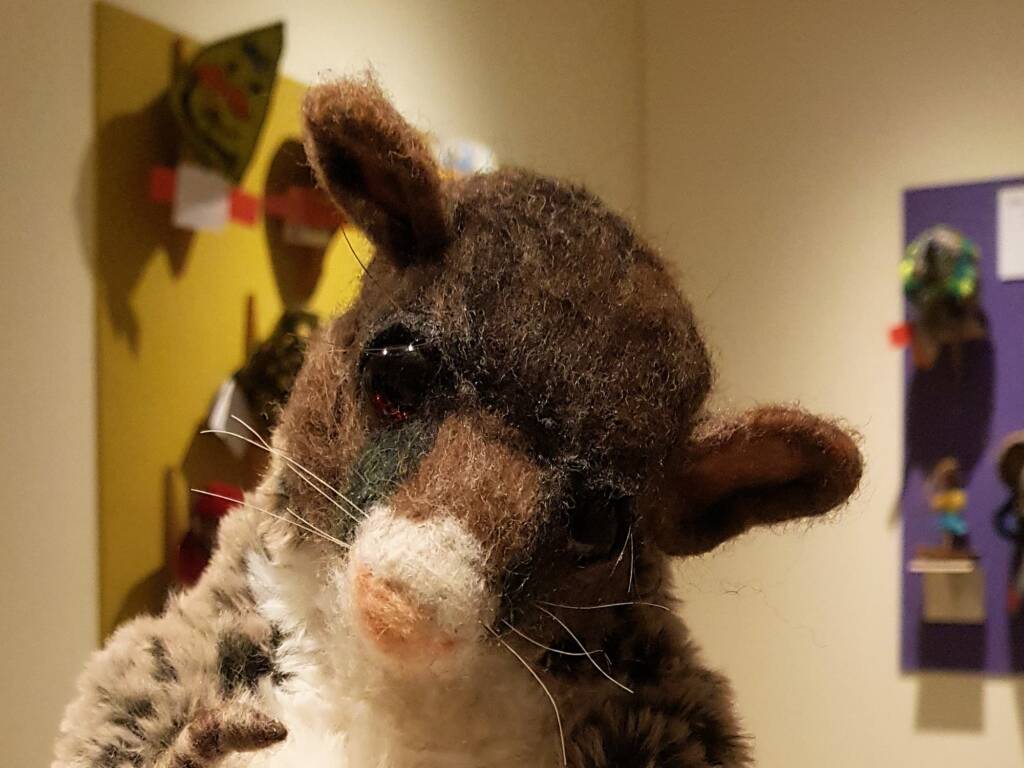 Ring Tail Possum by Lorraine Boomer - Alice Springs Beanie Festival 2024