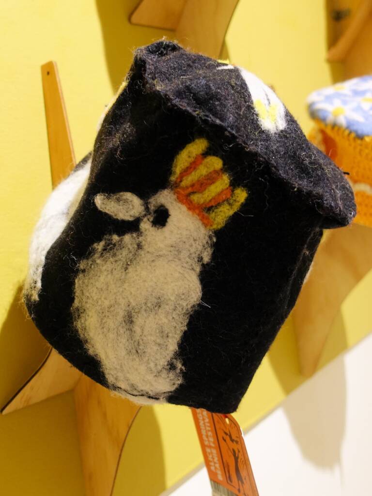 Birdies, by Sandra Summerfield - Alice Springs Beanie Festival 2024