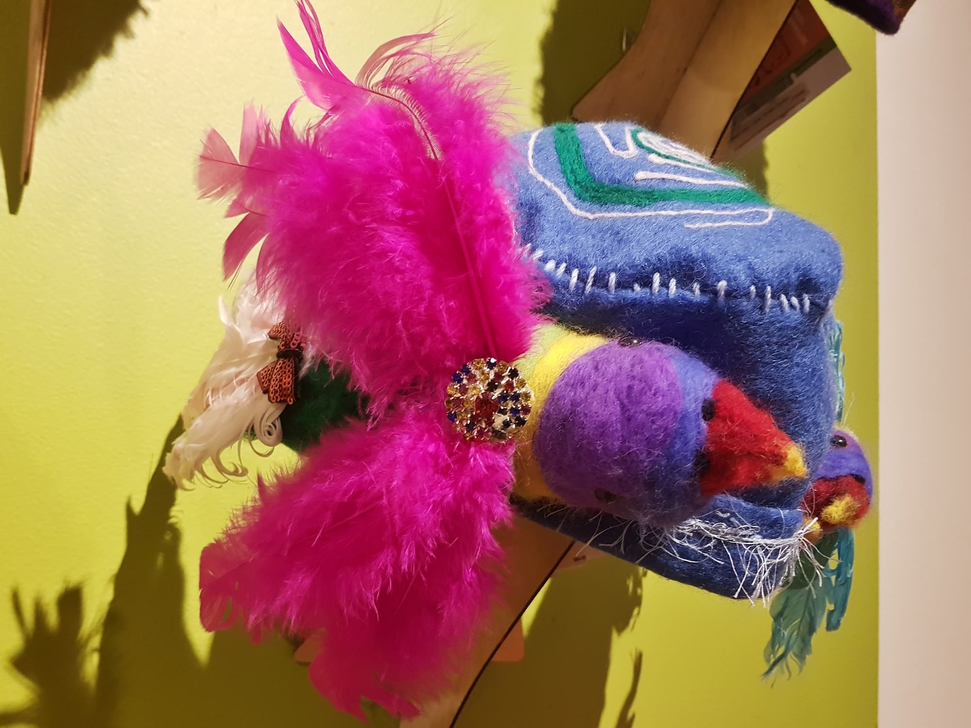Birds, a Collaboration by Tennant Creek The Hub - Alice Springs Beanie Festival 2024