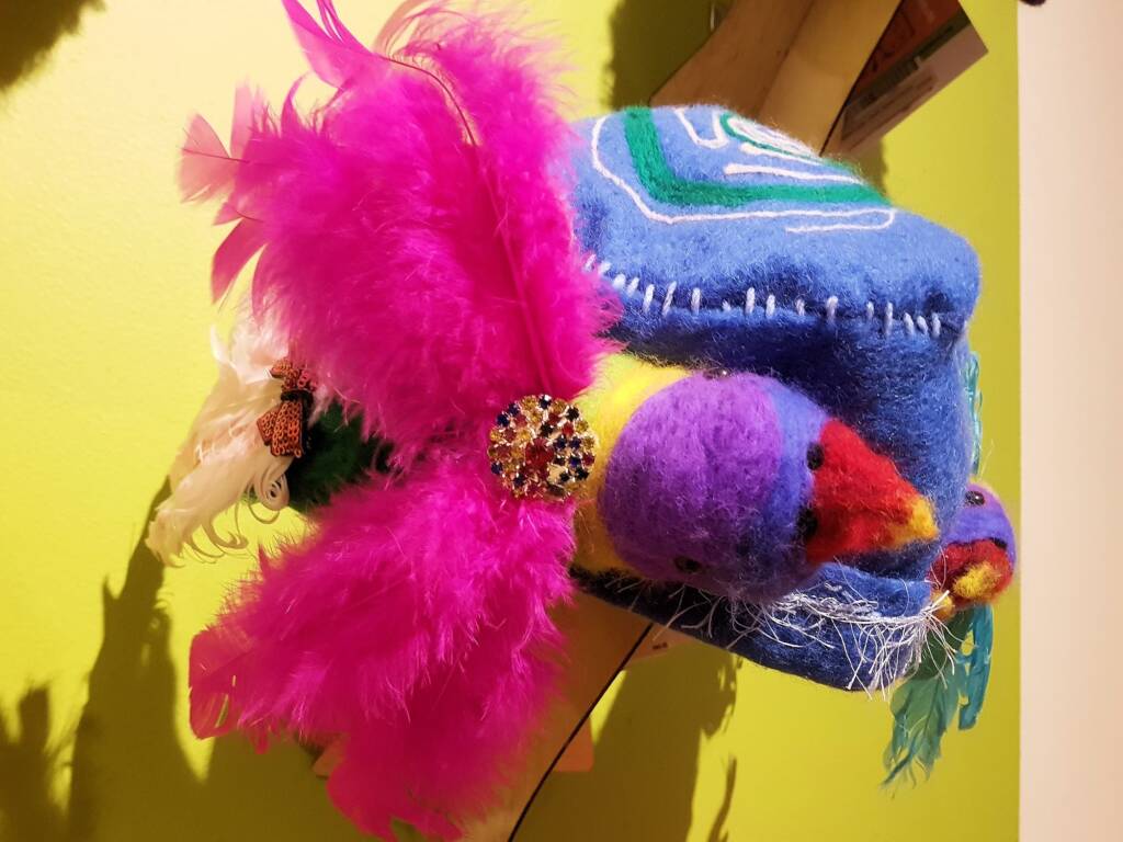 Birds, a Collaboration by Tennant Creek The Hub - Alice Springs Beanie Festival 2024