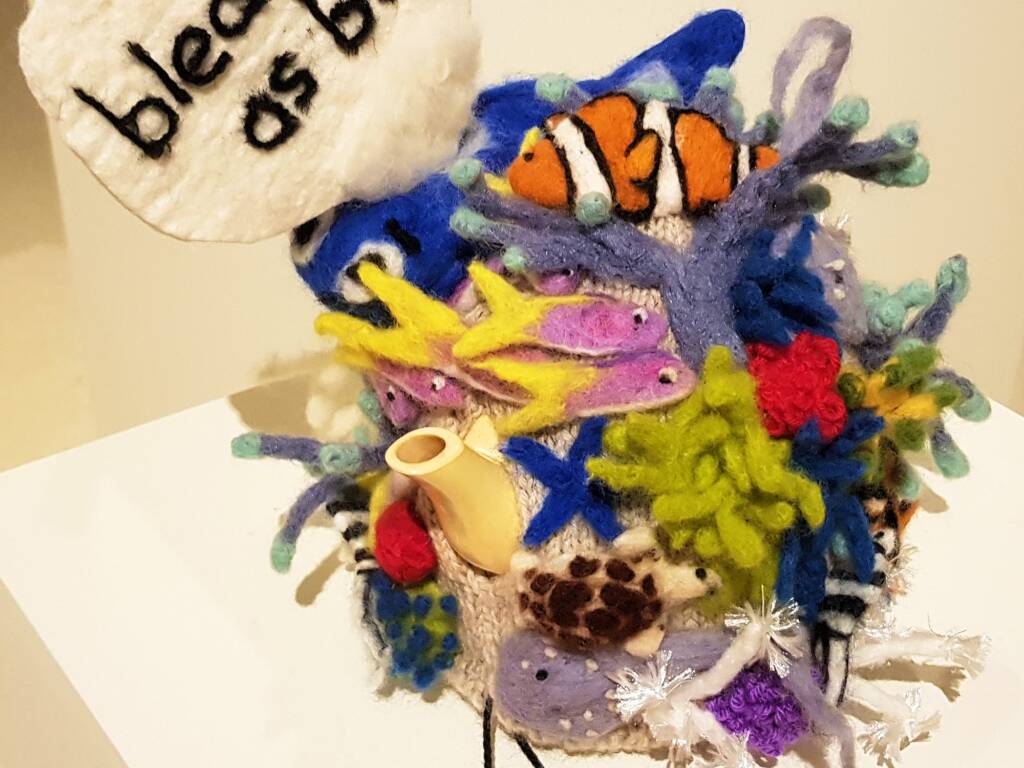 Bleached As Bro, by Deb Taylor Thomson, Darwin NT - Alice Springs Beanie Festival 2024