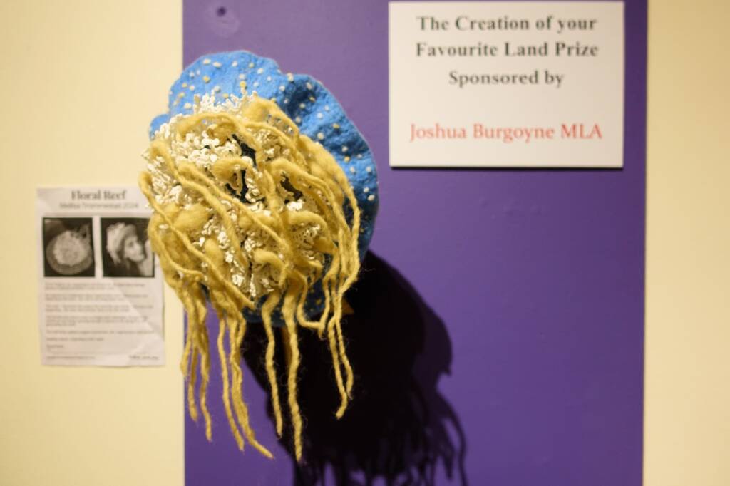 Floral Reef by Mellisa Trommestad, Cairns QLD - Alice Springs Beanie Festival 2024